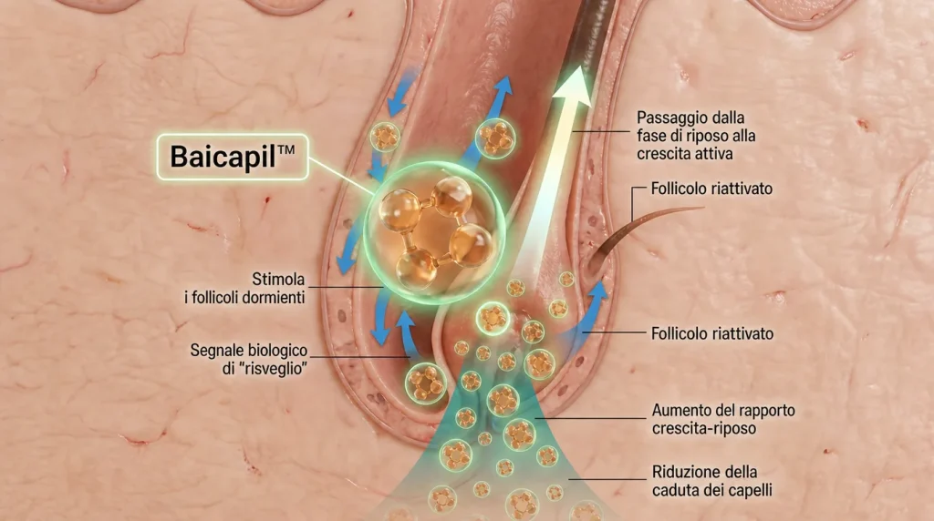 Figura da una rivista scientifica: tecnologia di riattivazione follicolare